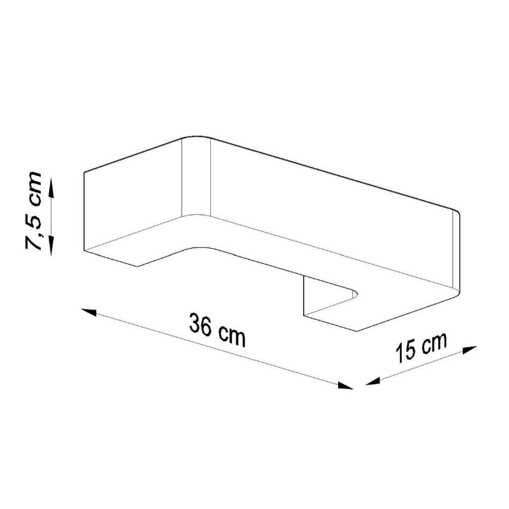 Lampada da parete in ceramica MAGNET