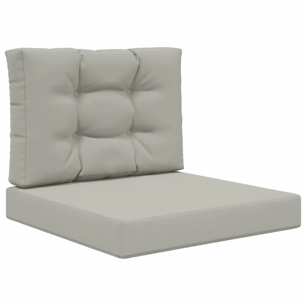 Cuscino per divano da esterno 2 pcs Grigio Poliestere 900728