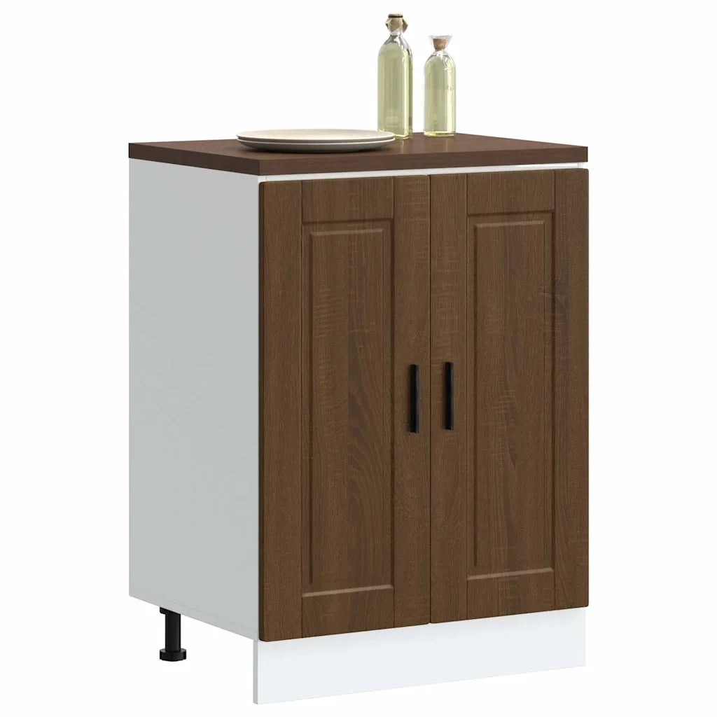 Base da Cucina Porto Rovere Marrone in Legno Multistrato 853924