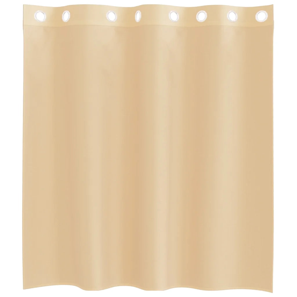 Tende in Voile con Occhielli 2 pz Sabbia 4102119