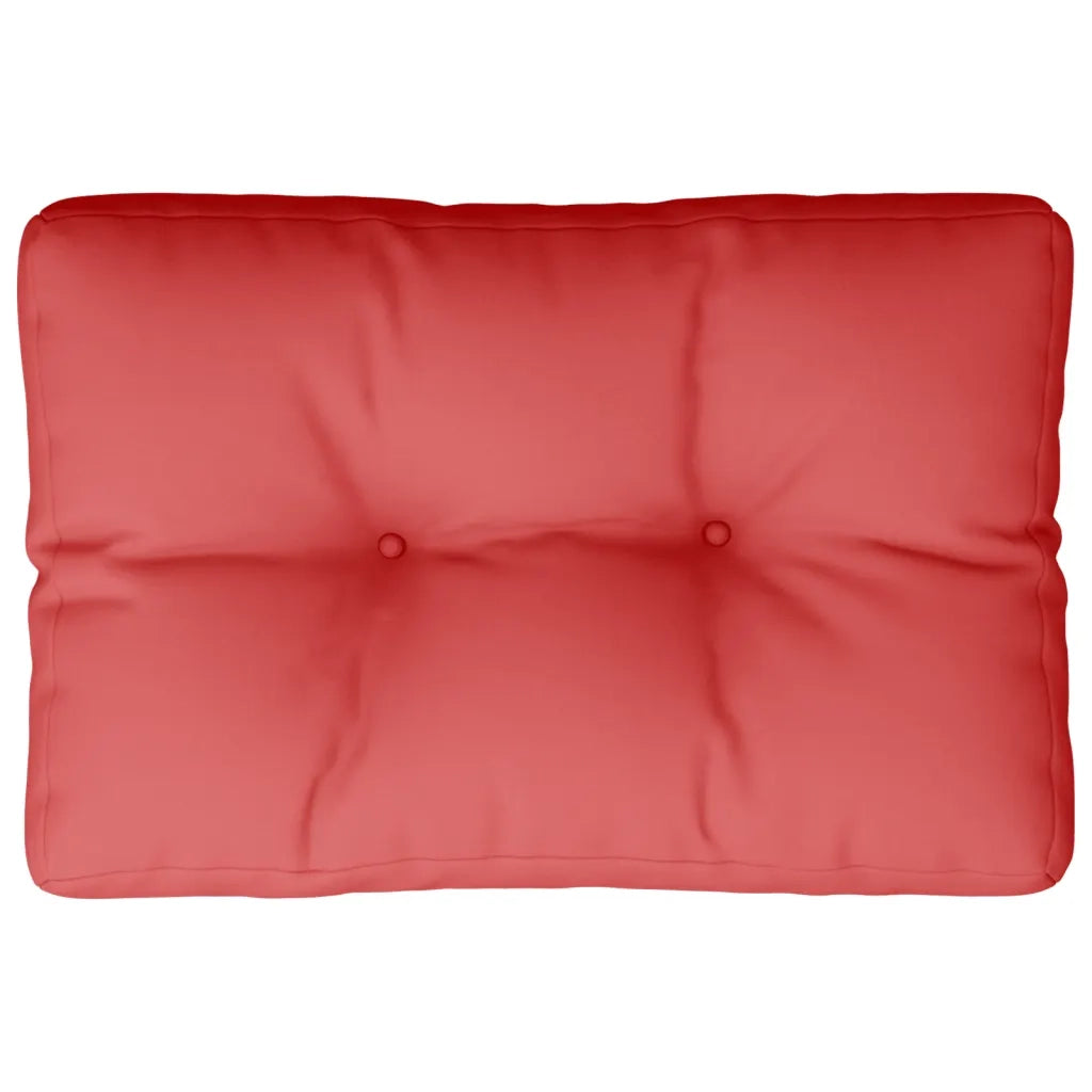 Cuscino per Pallet Rosso 50x40x12 cm in Tessuto 360541