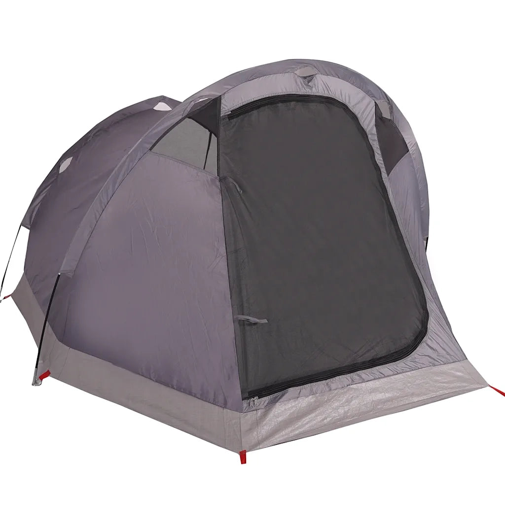 Tenda da Campeggio a Tunnel per 2 Persone Marrone Impermeabile 4009631