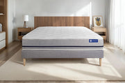 Kit rete e materasso Actilatex soft 130x210cm - Spessore : 20cm - Lattice e memory foam - Moderatamente rigido