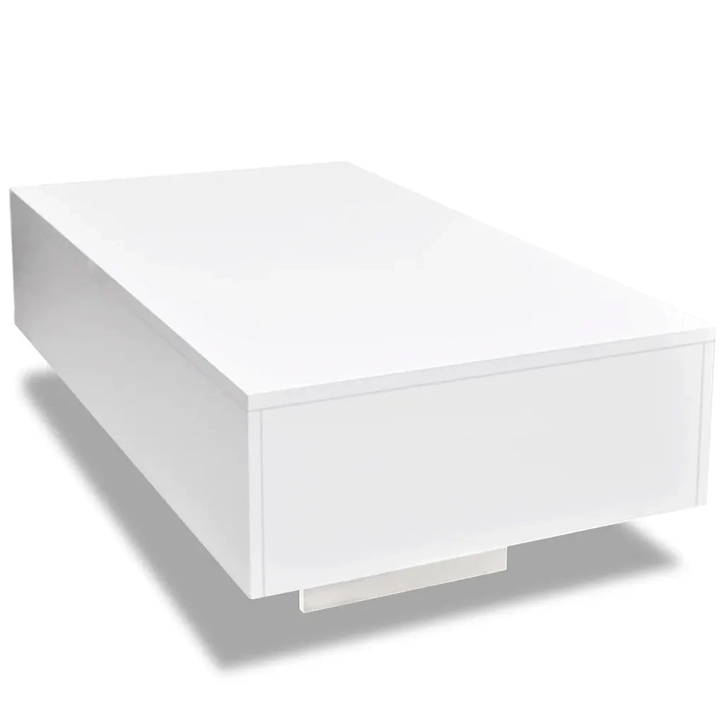 Tavolino da Salotto Bianco Lucido 244022