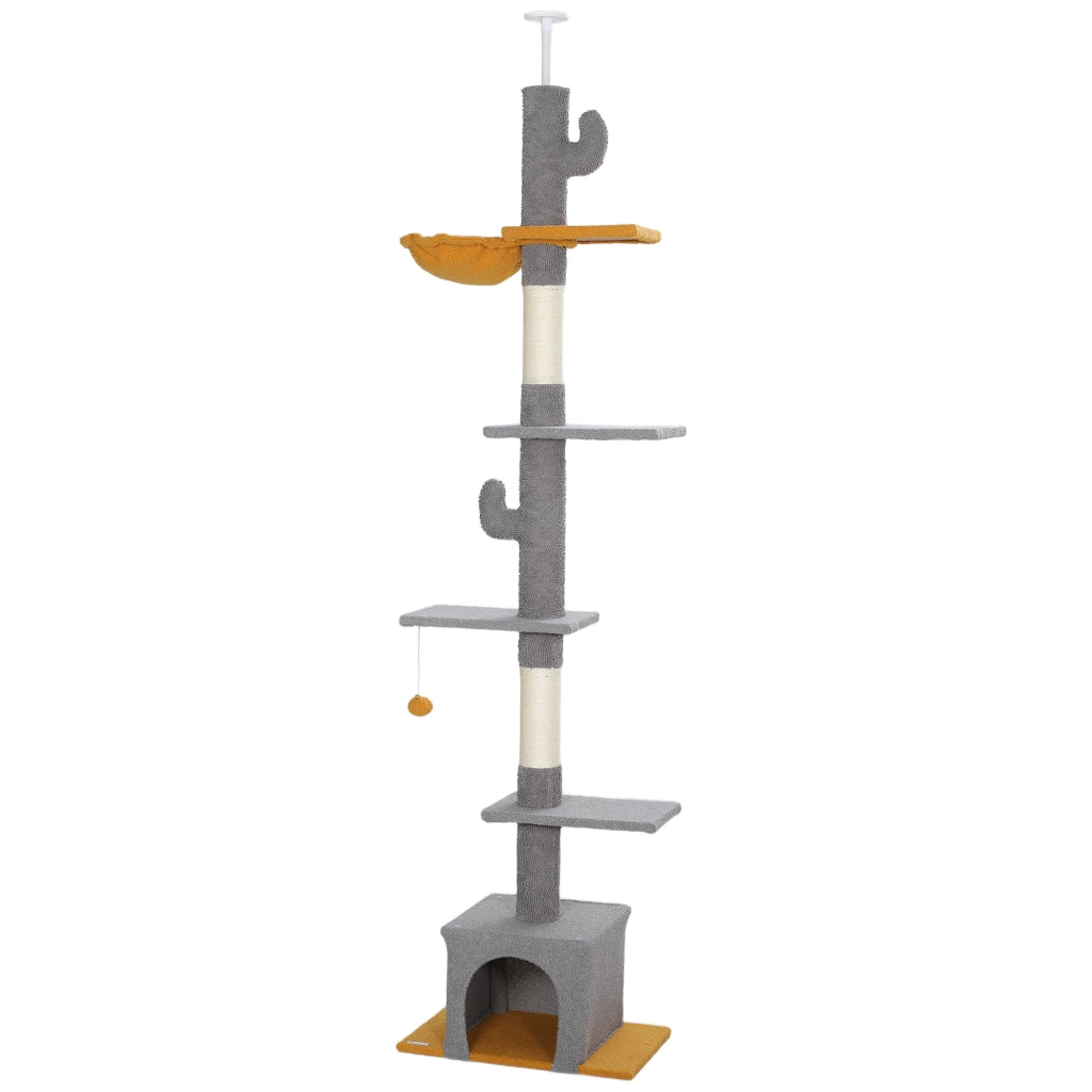 Albero per gatti ¨C Minimal ¨C grigio chiaro 275 cm
