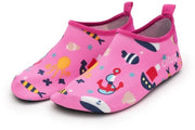 Schiene per bambino con funzione antiscivolo - scarpe da bagno per bambini che si asciugano rapidamente - scarpe da spiaggia per bambini - calzini morbidi e respiranti per interni - adatti per piscine, surf, sport e yoga - misura 34-35