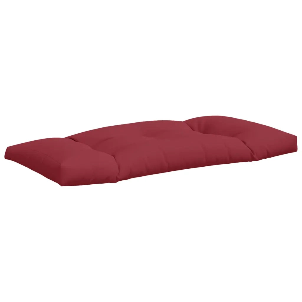 Cuscini per Pallet 2 pz Rosso Vino in Tessuto 360931