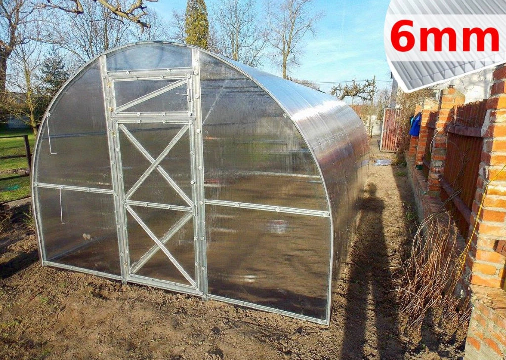 Serra Classic 3x10m con copertura policarbonato alveolare 6mm