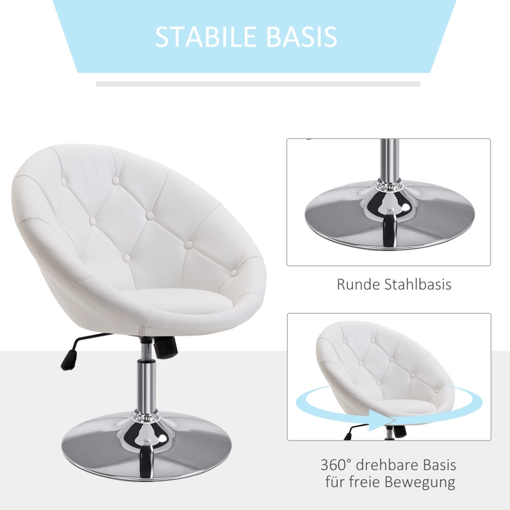 Poltrona Relax in Pelle ¨C Minimal ¨C Bianco