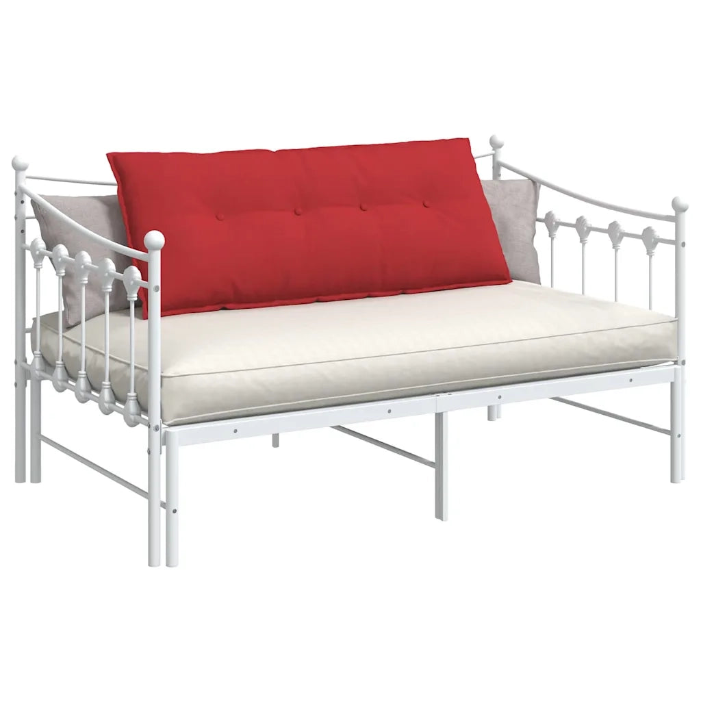 Cuscino per Schiena | Cuscino dorsale Rosso 120 x 19 x 50 cm Tessuto