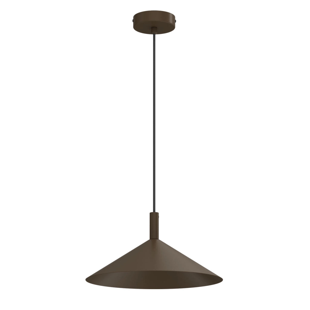 Lampada sospesa Anega conica bronzo 1xGX53 30 cm