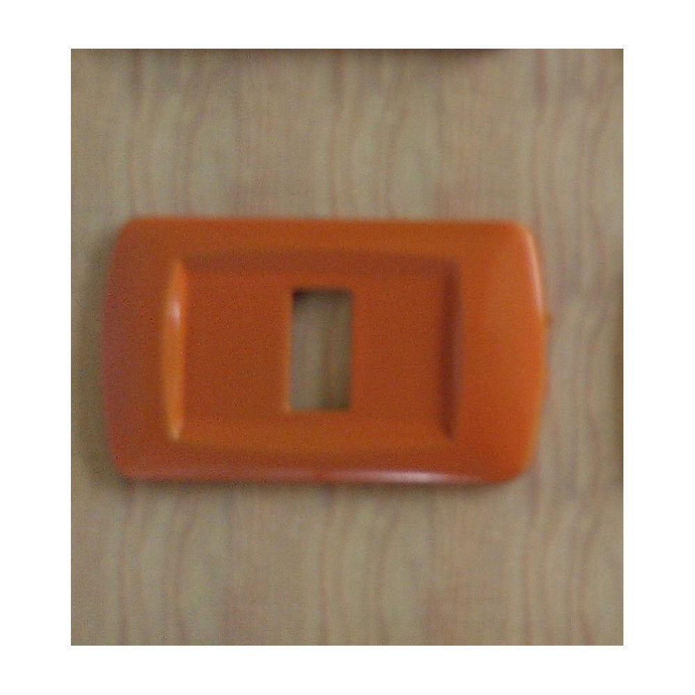 Trade Shop - Placchette Placche In Abs Serie Magic Bticino Compatibili Placca Copriprese Fori - Arancione -2 Fori     -