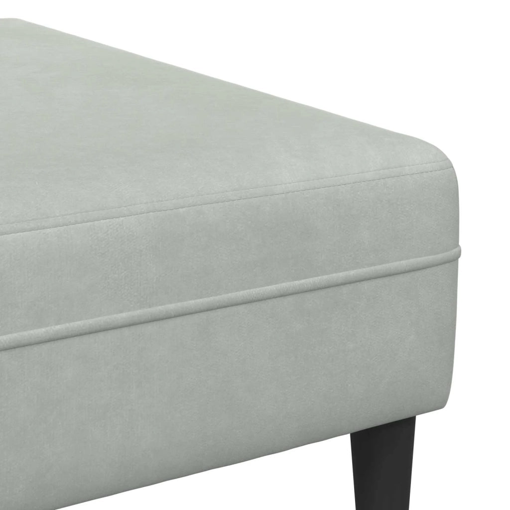 Divano per Soggiorno 3 pcs Grigio chiaro 250 x 188 x 76 cm 3335122