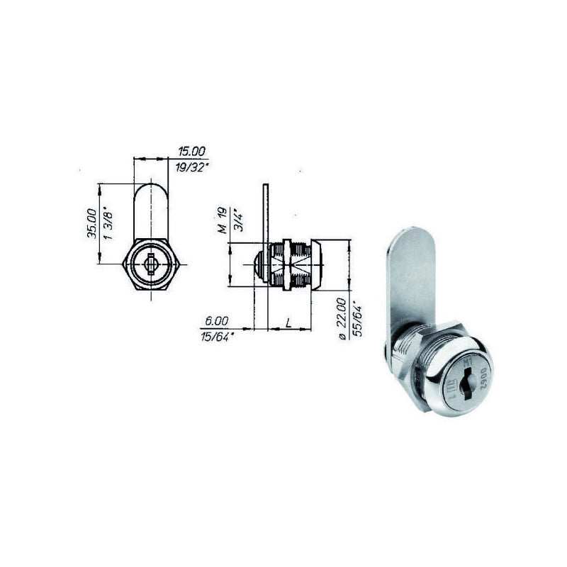 Cilindro Levetta Mm 25 2651 Meroni