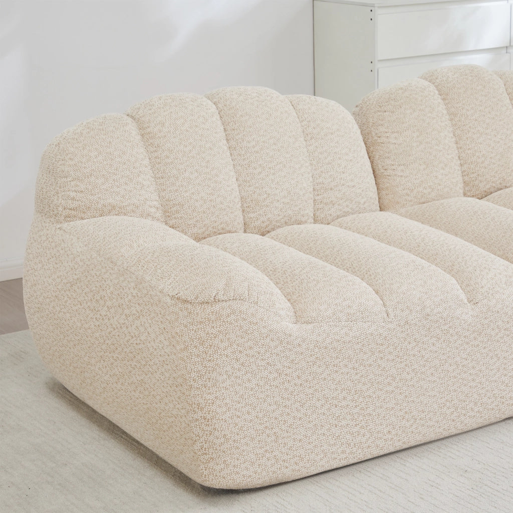 Divano modulare 3 posti - Zephmum- Design senza ossa schiuma ad alta densit¨¤ 32D