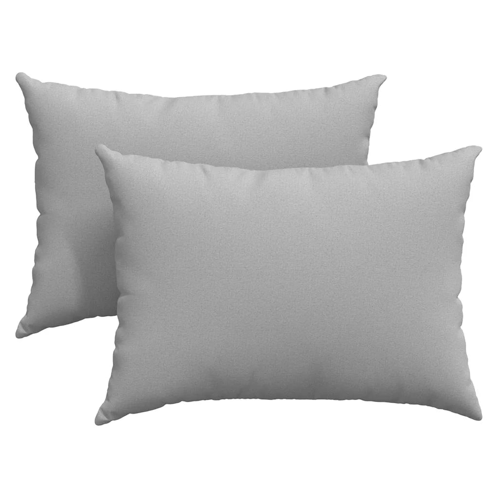 Cuscini da Divano 2 pcs Grigio Nuvola 70 x 50 cm Tessuto 42013752