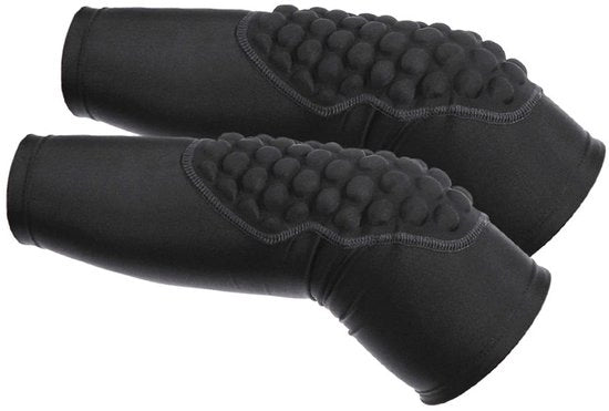 Protezioni ginocchia per bambini - Set da 2 - Supporto rialzato - Tessuto sportivo respirabile - Controllo della forza - Maglie strette - Protezioni ginocchia