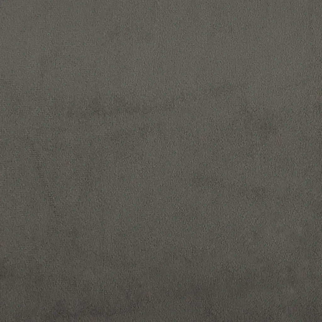 Testiera ad Orecchio Grigio Scuro 163x16x78/88 cm in Velluto 3118543