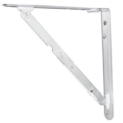 REGGIMENSOLA PIEGHEVOLE - ACCIAIO VERNICIATO BIANCO MM 300X300- 2 pezzi