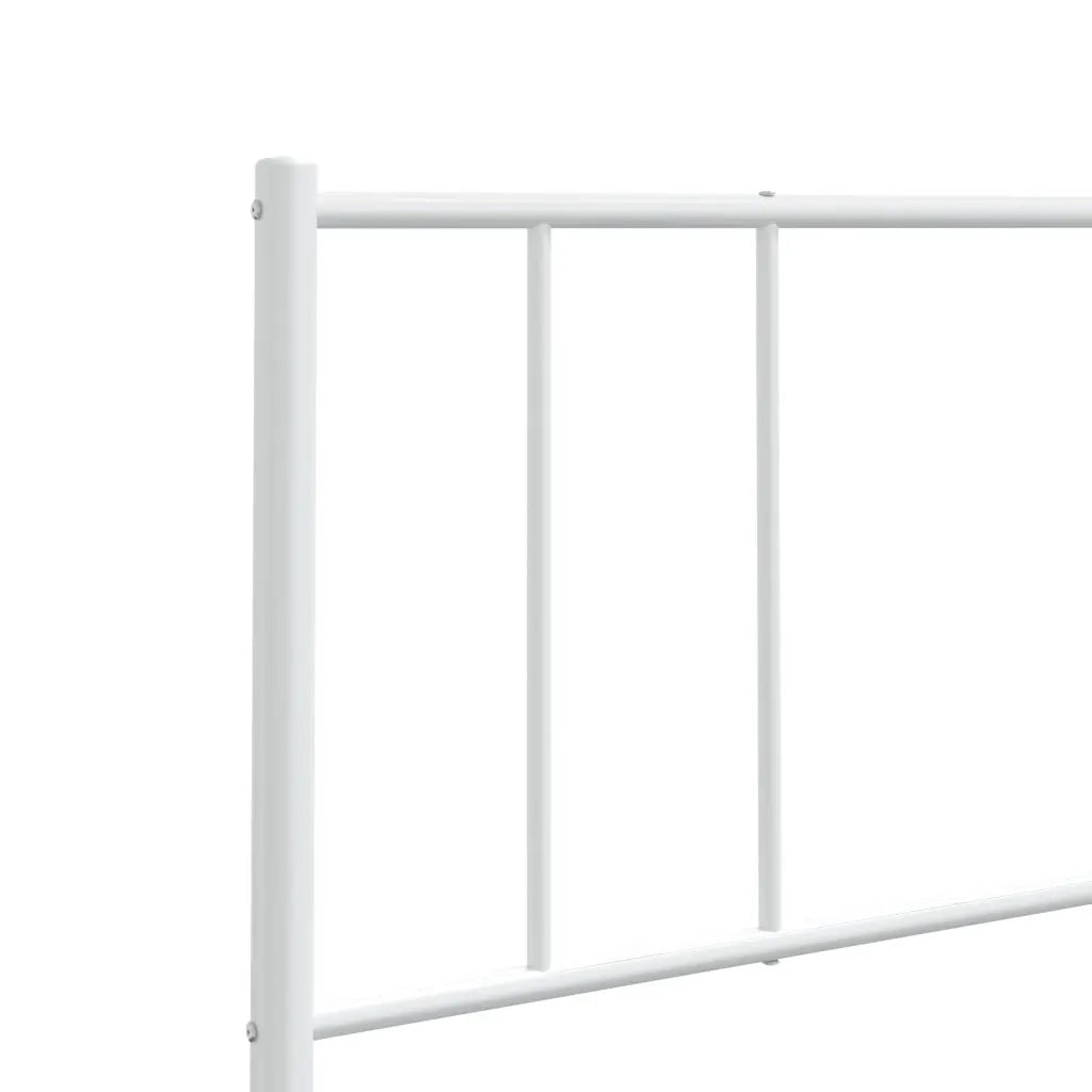 Testiera di Ricambio in Metallo Bianco 193 cm 352566