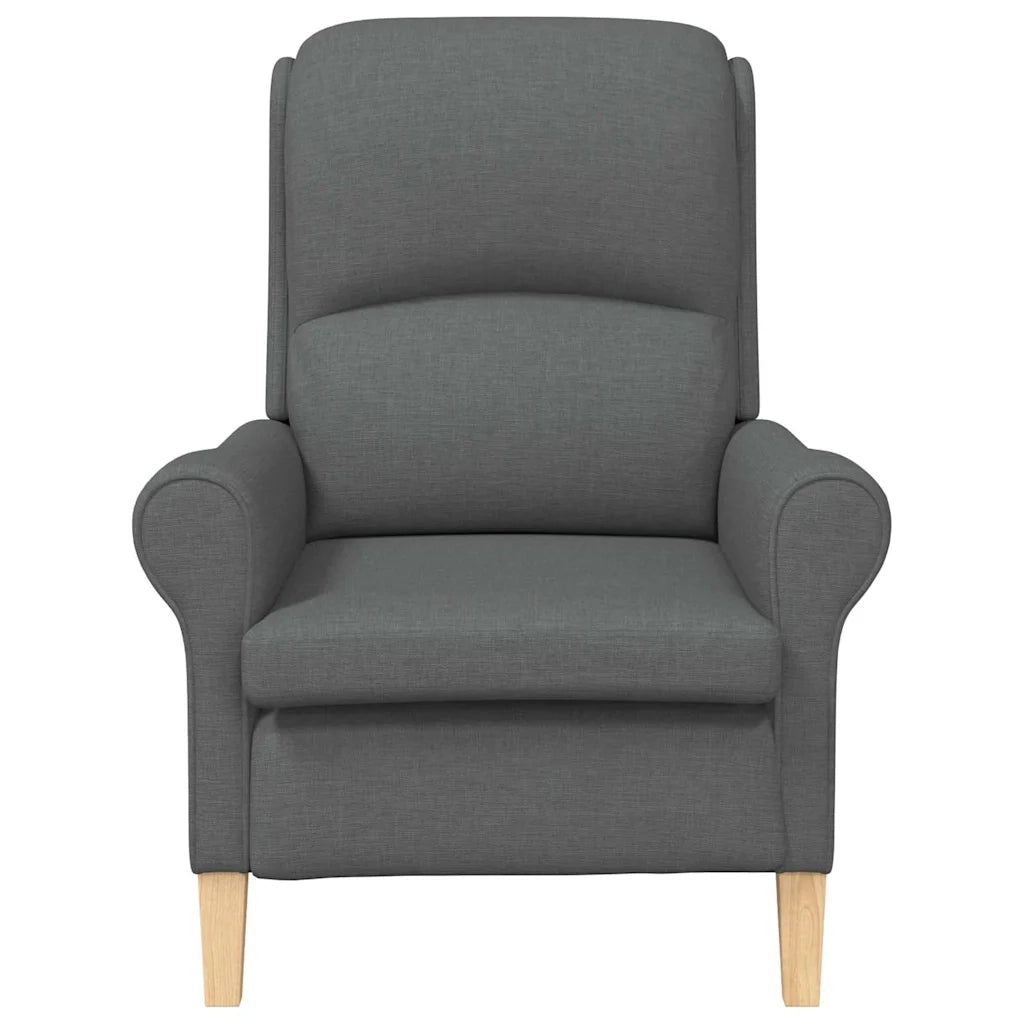 Poltrona | Sedia Relax Grigio scuro Tessuto