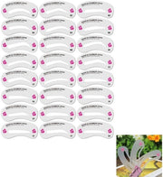 Wenkbrauwsjabloni in Silicone 24 Stuks - Dimensioni 10 x 5 cm - Herbruikbaar - Per Make-up e Styling