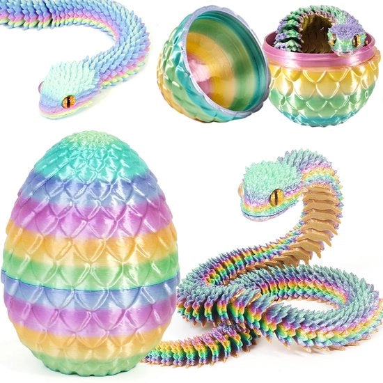 Slang 3D-bedritto da 30 cm con movimento