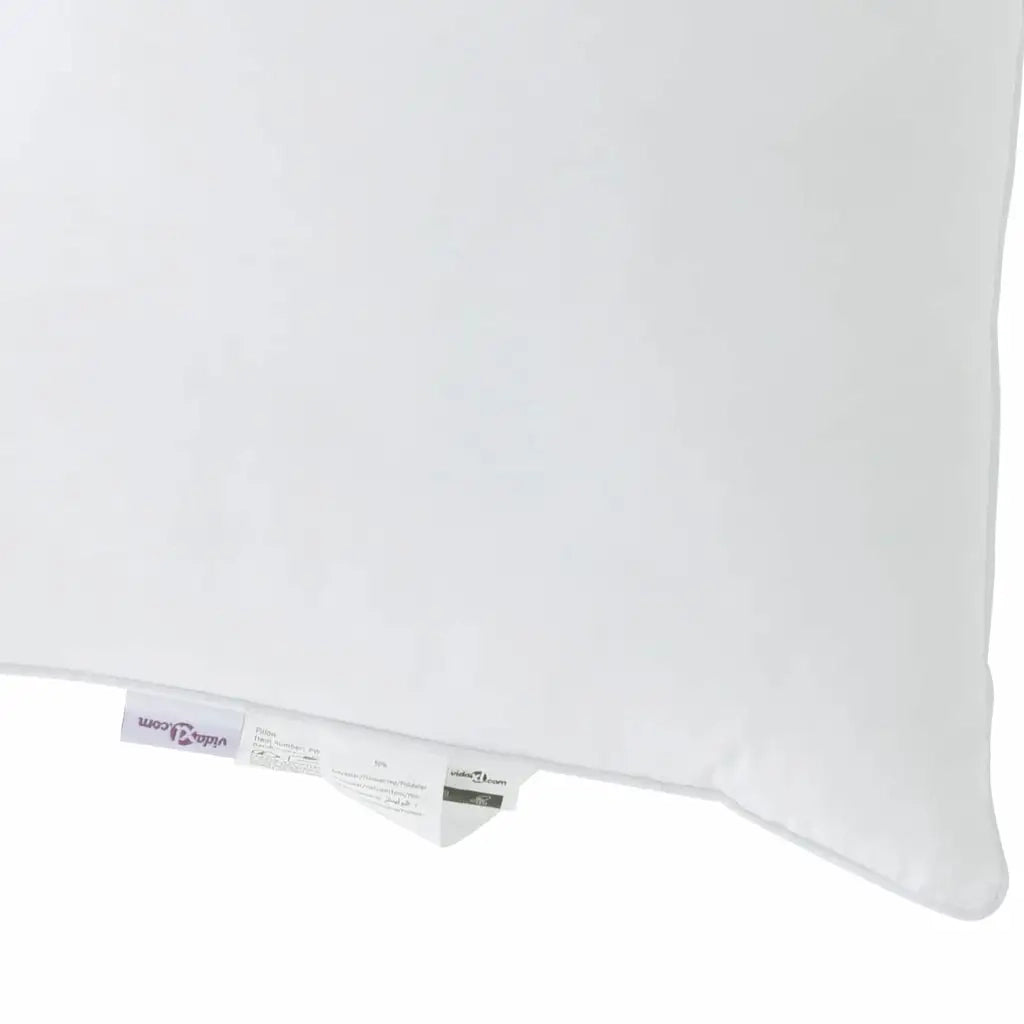 Cuscino con cuscino Bianco 75 x 52 x 20 cm Cotone e Poliestere 42007797