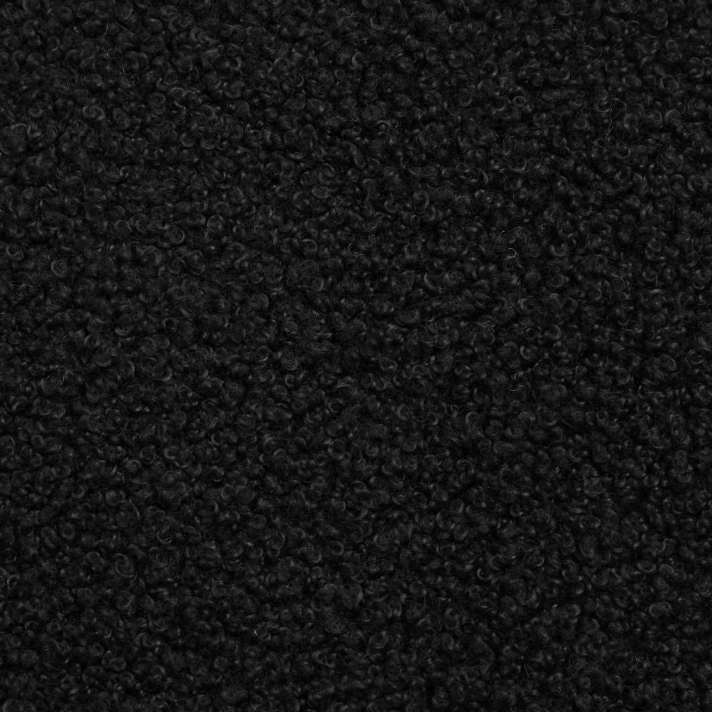 Divano a 2 Posti Nero 115 x 61 x 87 cm Bouclé 42028927