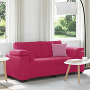 Divano Divanetto Rosso Vino 180x77x82 cm in Velluto 4105271