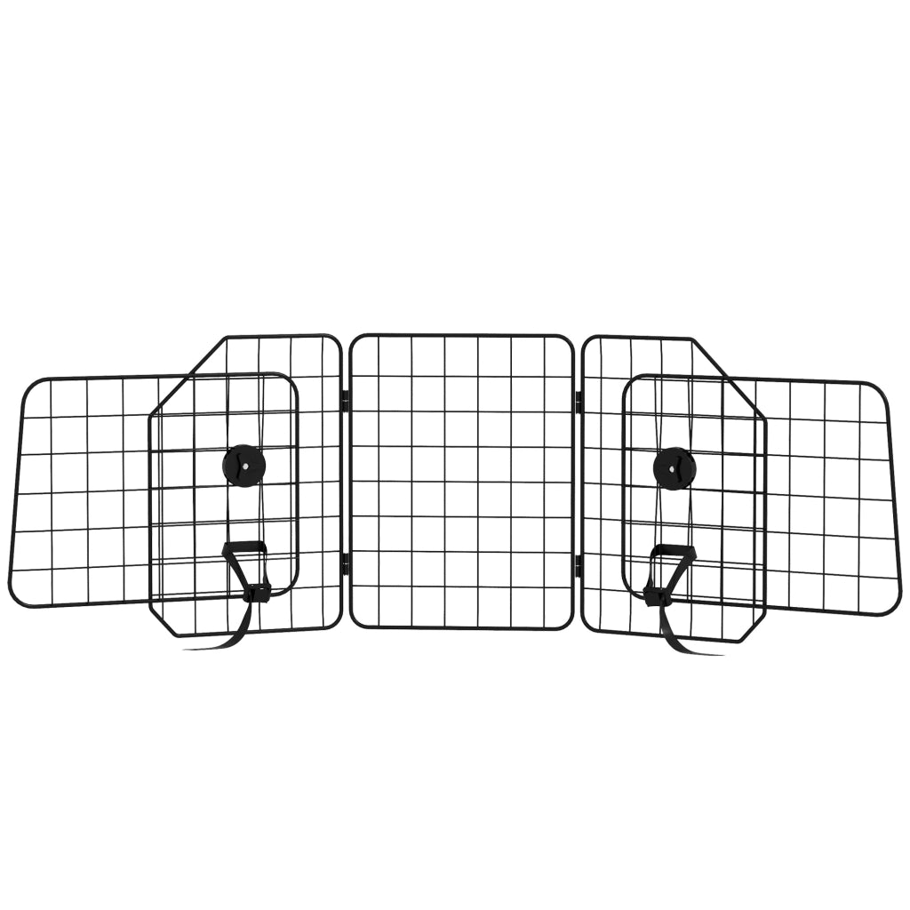 Barriera auto per cani ¨C Minimal ¨C Nero, regolabile 93-150 cm