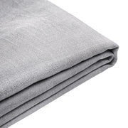 Copri Letto Tessuto Grigio Chiaro per Letto 180 x 200 cm Sfoderabile Lavabile