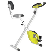 Cyclette Pieghevole Magnetica ¨C Xylo ¨C 8 Livelli Resistenza, LCD, 43x97x109cm, Giallo