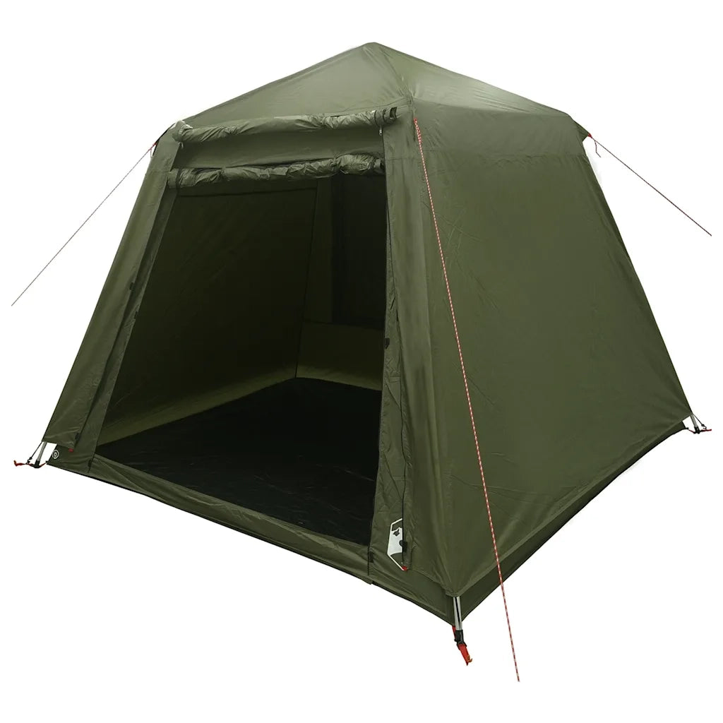 Tenda da Pesca 4 Persone Verde Oliva a Rilascio Rapido