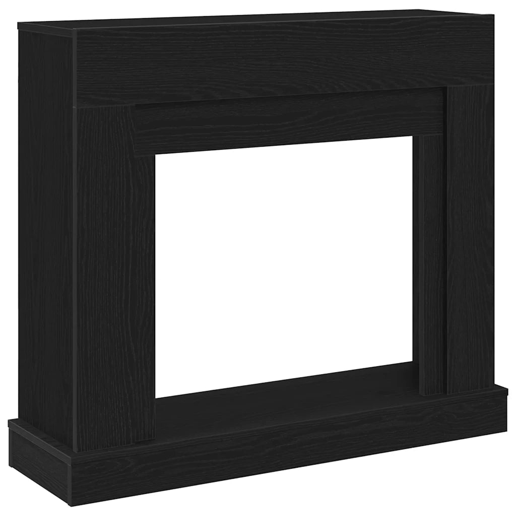 Cornice per Camino Rovere Nero 100x30x87,5 cm in Truciolato CFW9288268
