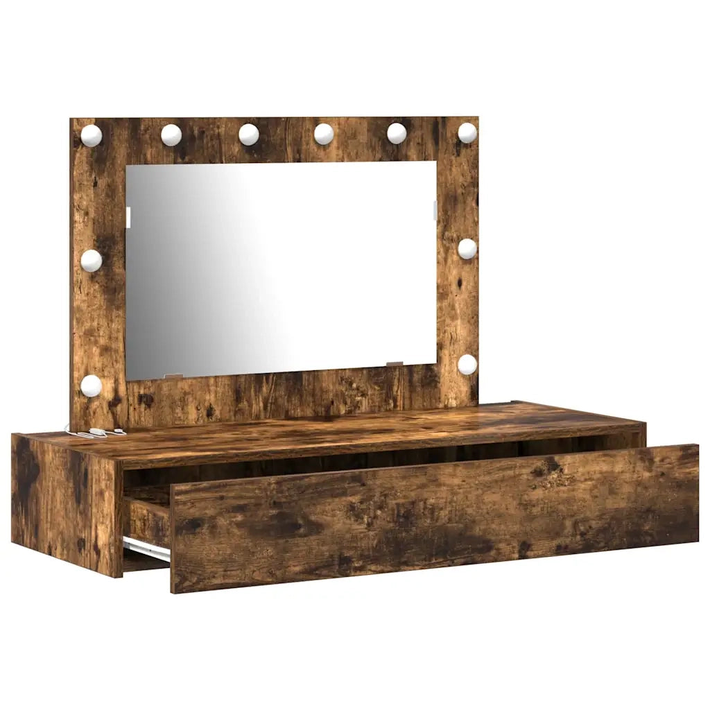 Tavolo da Trucco Marrone 100 x 40 x 70 cm Legno multistrato 865239