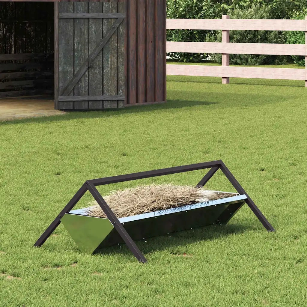 Abbeveratoio per bestiame Argento 111 x 76 x 38 cm 874662