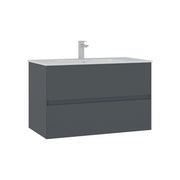 Mobile lavabo "Nest 91 v2" - 91 x 51 x 55 cm - Antracite opaco