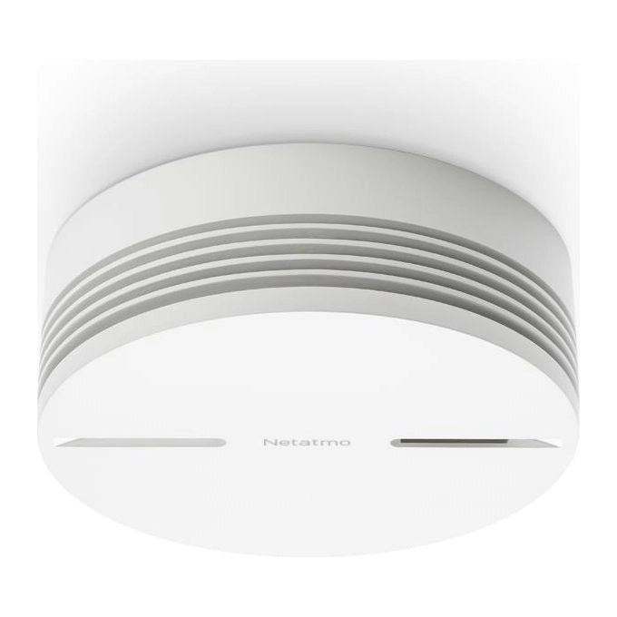 Netatmo INK005 Rilevatore di Fumo Intelligente Fotoelettrico Wi-Fi Bluetooth 85 dB Batteria 10 anni colore Bianco