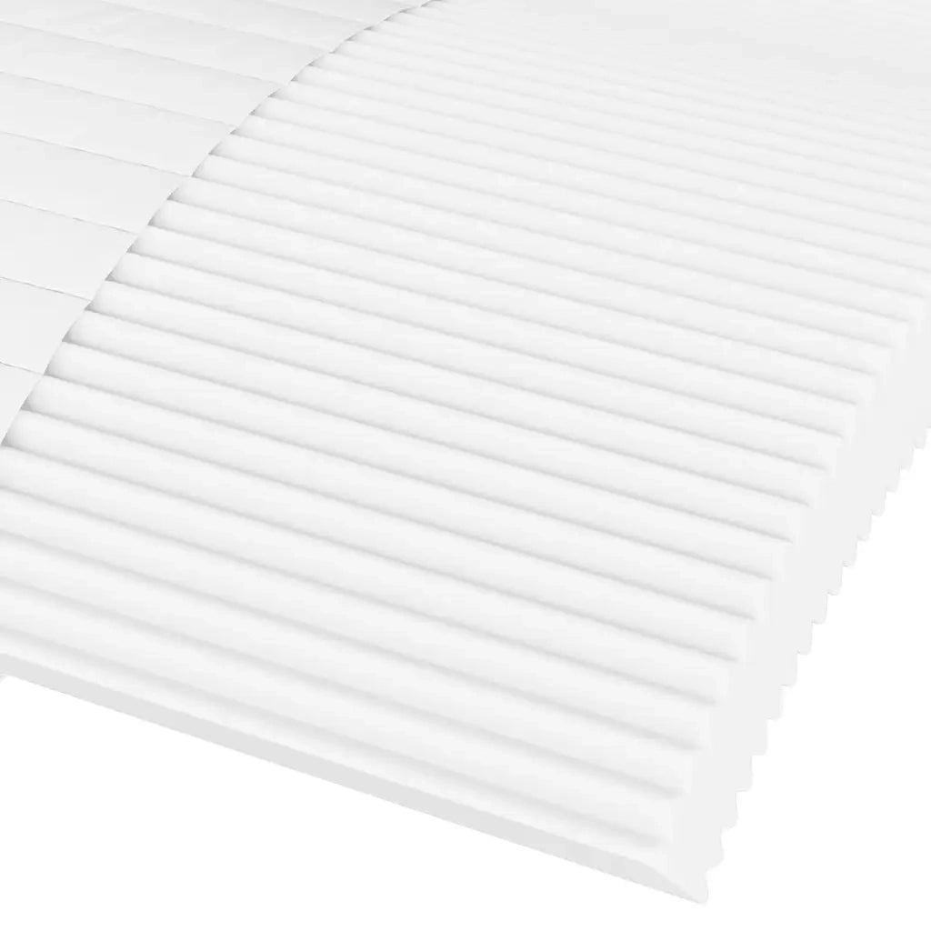 Materasso in Schiuma Bianco 200x210 cm Durezza H2 H3 4016637