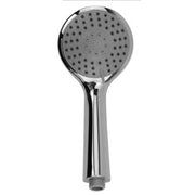 Trade Shop - Soffione Doccia 9.5 X 22 Cm Tondo Doccetta Multigetto Di 3 Tipi Regolabile 69349 -