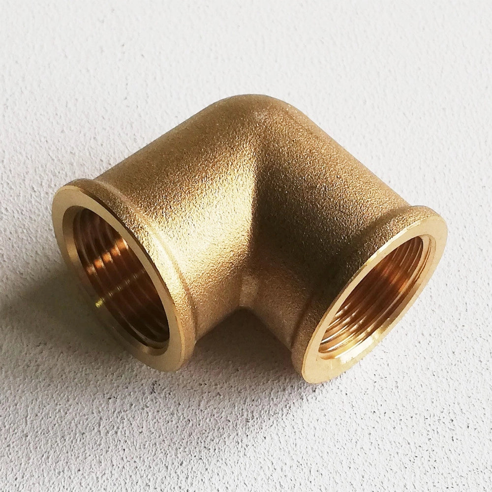 Gomito curva da 1+1/4 ff in ottone