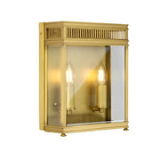 Applique esterna Holborn ottone spazzolato 2xE14 40W