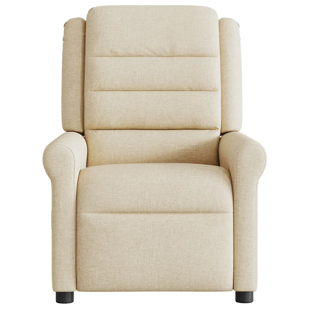 Poltrona Reclinabile in Tessuto Crema 4015644