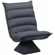 Poltrona girevole reclinabile ¨C zephmum ¨C grigio scuro 62x70x95