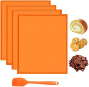 4 Mattoncini di Silicone con Bordo Antiscivolo - 30 x 25 cm