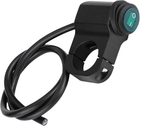 Interfaccia a commutazione per motori 12V - Impermeabile - Regolazione affidabile - Nero - Per motori e ATV - Sostenibile e funzionale - Adatto per applicazioni diverse