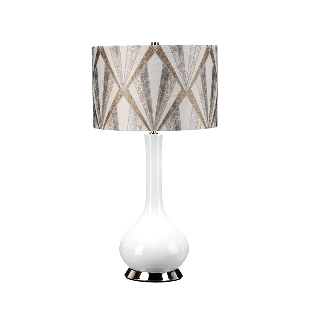 Lampada da tavolo Milo ceramica paralume 69cm E27 Elstead