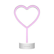 Muitomas Lampada Led Neon Cuore Type-C Rosa