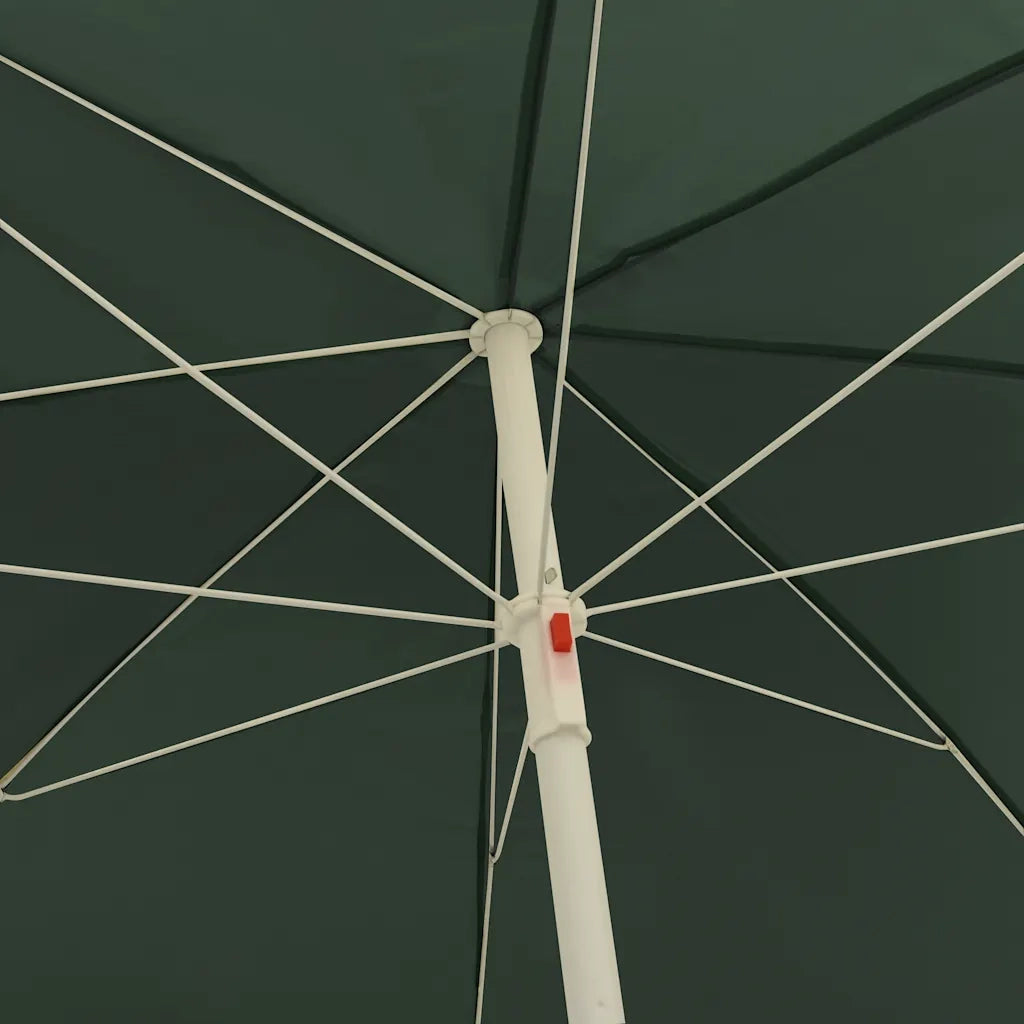 Ombrello | Parasolne da Spiaggia Verde 240 cm